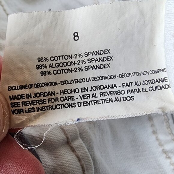 Bandolino White Jean Shorts Size 8 - Picture 7 of 13